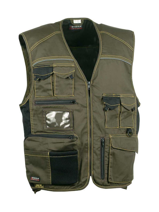 Cofra Expert Bărbați Vestă de siguranță Maro