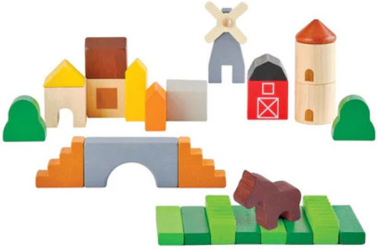 Plan Toys Дървени Конструктори За Възраст 1.5+ Години