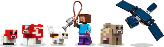LEGO Minecraft The Mooshroom House for Ages 8+ 500 Pieces