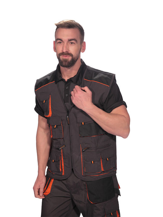 Stenso Emerton Men's Safety Vest Gray