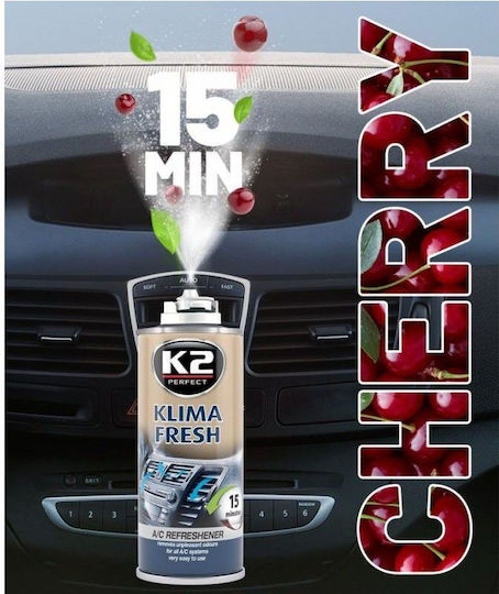 K2 Klima Fresh Σπρέι Καθαρισμού για Air Condition Αυτοκινήτου με Άρωμα Κεράσι 150ml