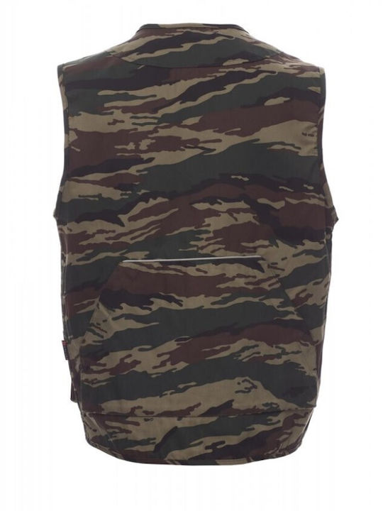 Payper Pocket Ανδρικό Γιλέκο Εργασίας Χακί Camouflage