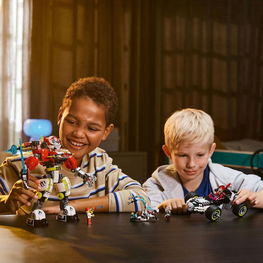 LEGO DREAMZzz Cooper's Tiger Mech & Zero's Hot Rod Car Pentru 9+ Ani 1006 Bucăți