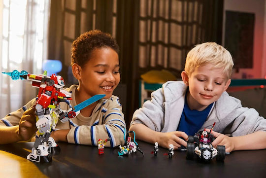 LEGO DREAMZzz Cooper's Tiger Mech & Zero's Hot Rod Car Pentru 9+ Ani 1006 Bucăți