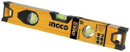 Ingco HSL08040 Αλφάδι Αλουμινίου 40εκ. με 3 Μάτια
