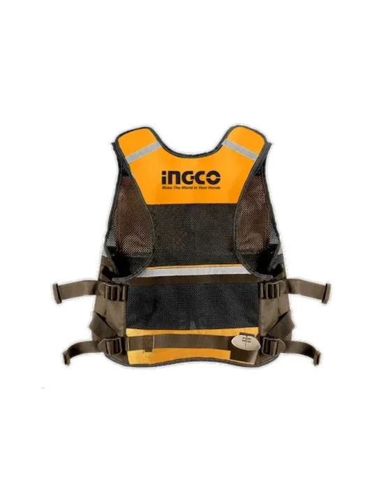 Ingco Men's Safety Vest Yellow