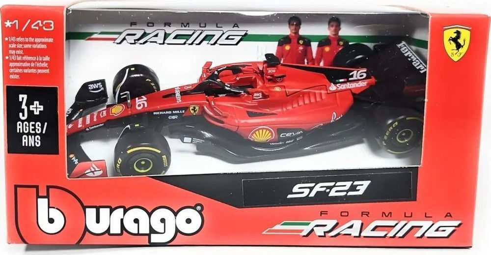 Bburago Ferrari F1 Sf-23 Echipa Scuderia Ferrari Nr. 16 Sezonul