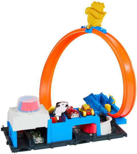 Hot Wheels Police Station Track 1:64 for Ages 3+