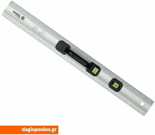Vorel Aluminium Lineal Wasserwaage Aluminium 60cm mit 2 Augen