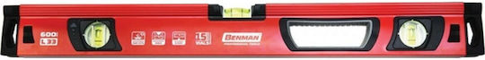 Benman LM33 D Αλφάδι Αλουμινίου Ηλεκτρονικό Μαγνητικό 60εκ. με 2 Μάτια