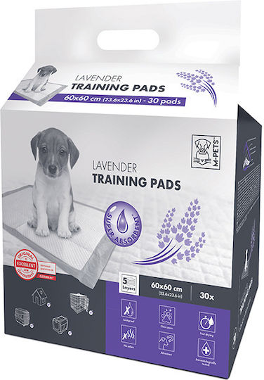 M-Pets Επιδαπέδια Πάνα Σκύλου με Άρωμα 60x60cm 30τμχ