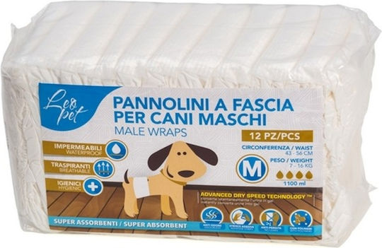 Leo Pet Βρακάκι Σκύλου Medium 12τμχ
