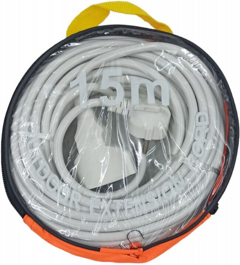 1 Platz mit Kabel 15m Orange