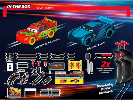 Carrera Lightning McQueen Rennstrecke für 6+ Jahre