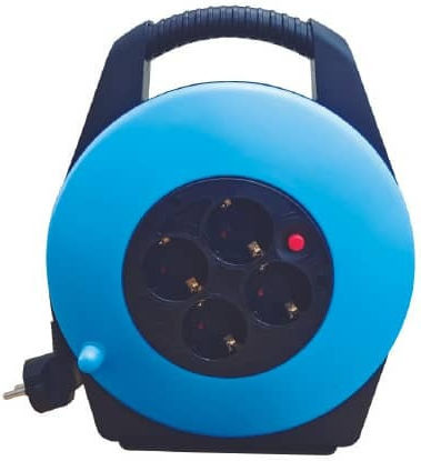 Aca 1 Platz mit Kabel 10m Durchmesser 3 x 1.5mm² Blau