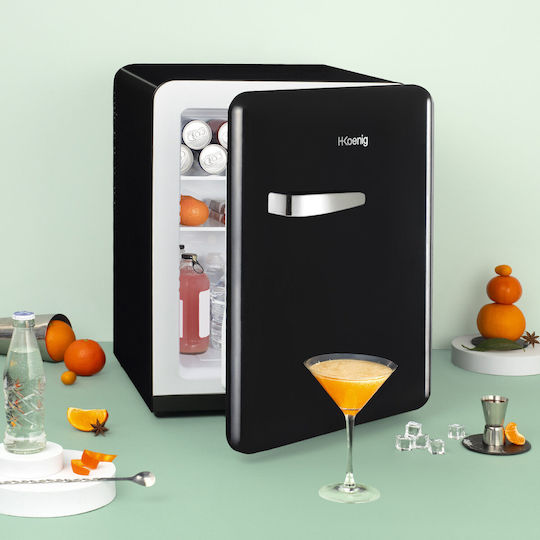 HKoenig Retro Mini Bar 31lt Î54xL42xA48cm. Negru TOAD9