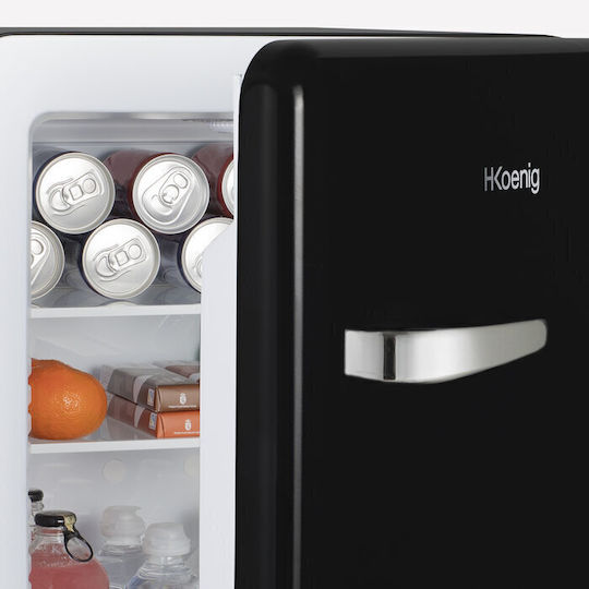 HKoenig Retro Mini Bar 31lt Î54xL42xA48cm. Negru TOAD9