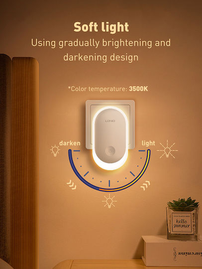 Ldnio LED Night Light Plug with Photocell Y1 1pcs