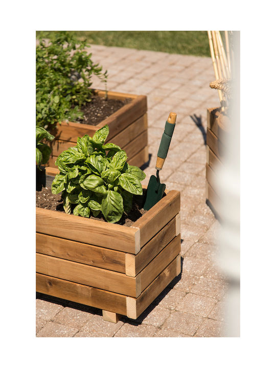 Woodware Σετ Ζαρντινιέρες Ξύλινες Καφέ 90x30x38εκ.