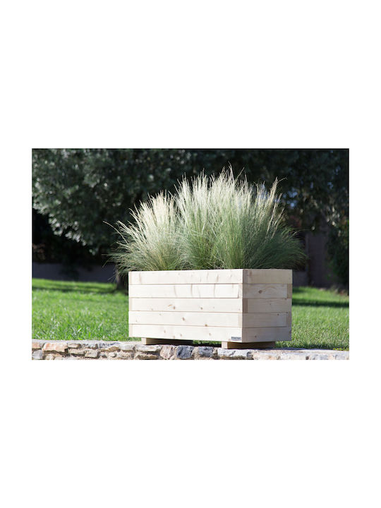 Woodware Σετ Ζαρντινιέρες Ξύλινες Καφέ 100x30x40εκ.