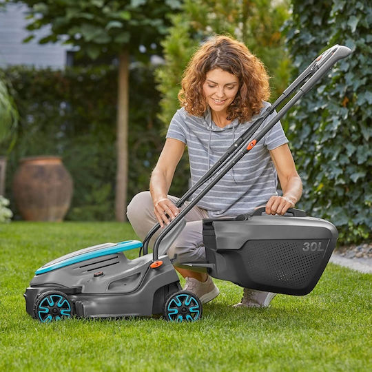 Gardena Powermax 32/18v P4A Μηχανή Γκαζόν Μπαταρίας 18V Solo