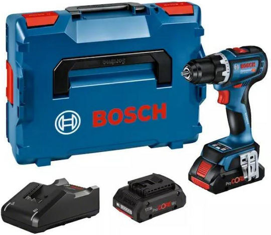 Bosch GSR 18V-90 C Двигател За Бормашина На Батерия Безчетков 18V 2x4Ah