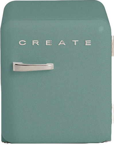 Create Retro Mini Bar 48lt Υ50xΠ44xΒ49εκ. Sage/Silver