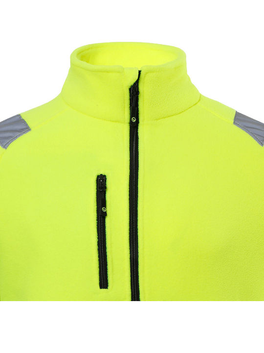 Stenso Prisma Work Fleece Jacket Reflective Yellow