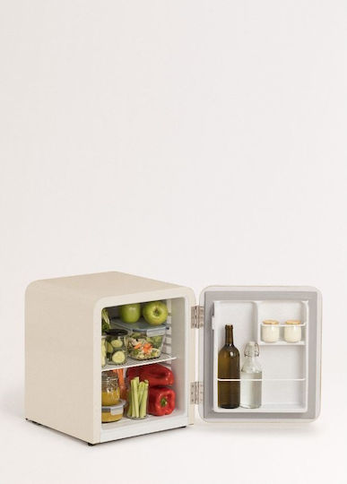 Create Retro Mini Bar 48lt Υ50xΠ44xΒ49εκ. Cream/Gold