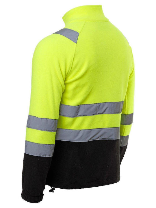Stenso Prisma Work Fleece Jacket Reflective Yellow