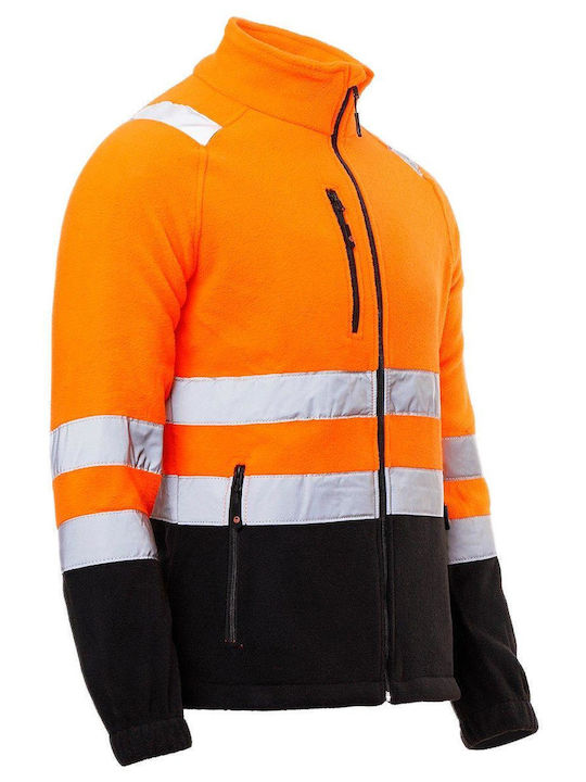 Stenso Prisma Work Fleece Jacket Reflective Orange