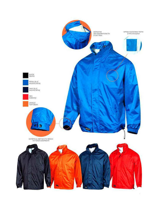 Fageo Work Jacket with Hood Black