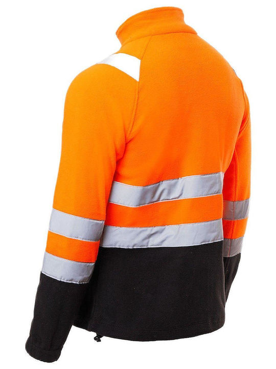 Stenso Prisma Work Fleece Jacket Reflective Orange