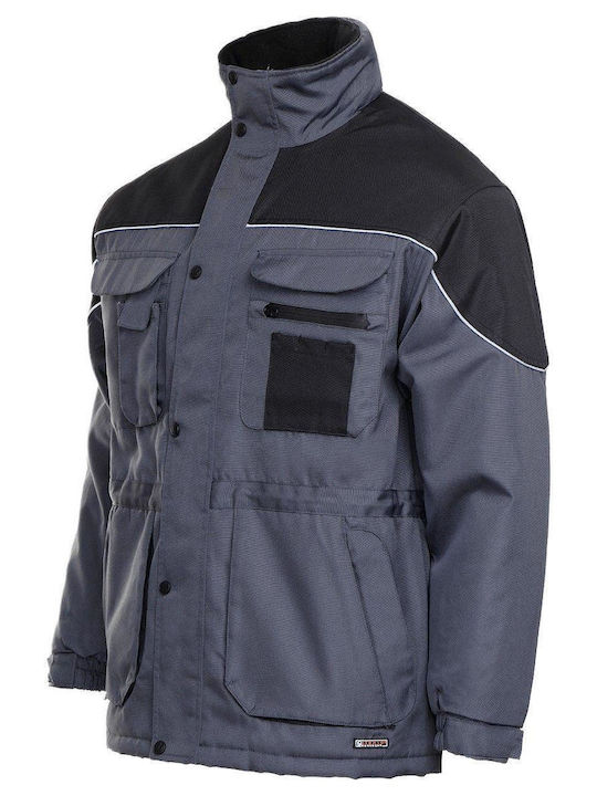 Stenso Jacks Beach 2 Work Jacket Cold with Hood Gray