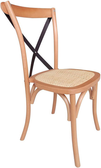 Chair Dining Room Destiny 48x52x89cm Natural Chair Dining Room Destiny 48x52x89cm Natural