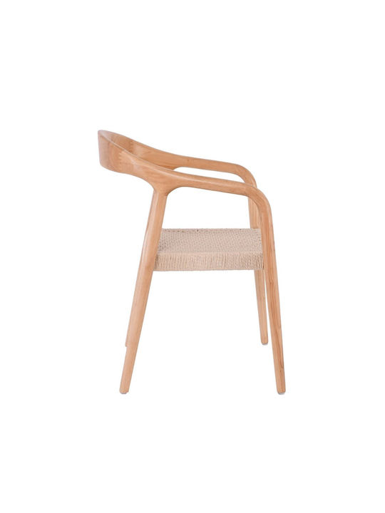 Lexy Καρέκλα Τραπεζαρίας Ξύλινη Φυσικό 56x56x78εκ.