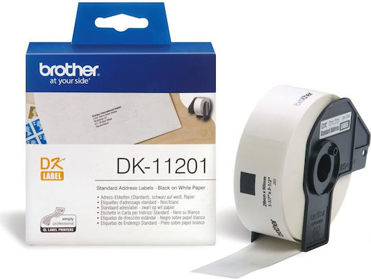 Brother 400 Self-Adhesive Label Rolls for Label Printer 29x90mm 1pcs