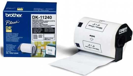 Brother 600 Self-Adhesive Label Rolls for Label Printer 102x51mm 1pcs