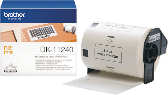 Brother 600 Self-Adhesive Label Rolls for Label Printer 102x51mm 1pcs