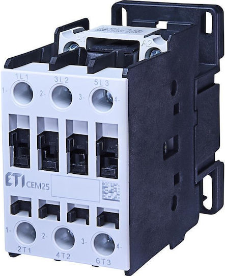 ETI Phase 3-Pole Power Relay 25A 230V