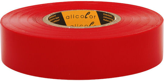 Allcolor Μονωτική Ταινία 19mm x 25m ISO Band Red Κόκκινη