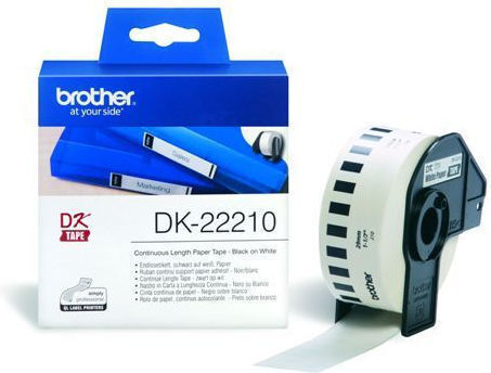 Brother Label Maker Tape 30.5m x 29mm in White Colour Compatible with Brother DK