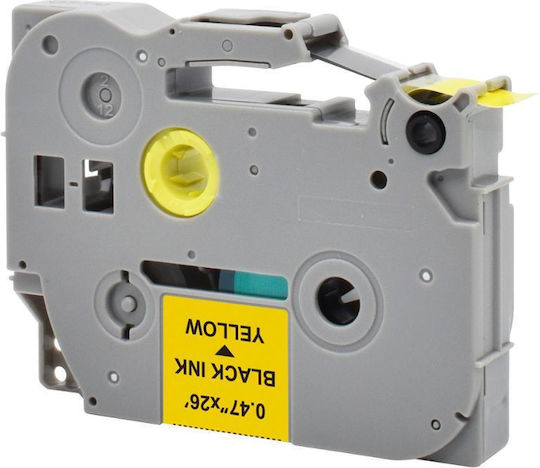 MediaRange Label Maker Tape 8m x 12mm Yellow