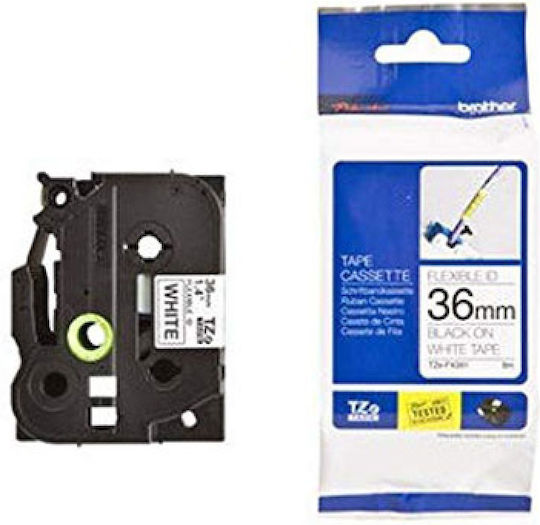 Brother TZe-FX261 Label Maker Tape 8m x 36mm in White Colour Compatible with Brother TZe/TZ