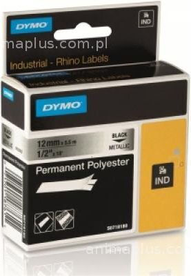 Dymo Etikettendrucker-Bänder in Schwarz Farbe Kompatible Reihe mit Brother M Dymo Rhino/IND