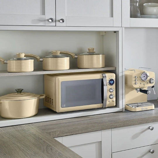 Swan Retro Cuptor cu microunde 20lt Gri