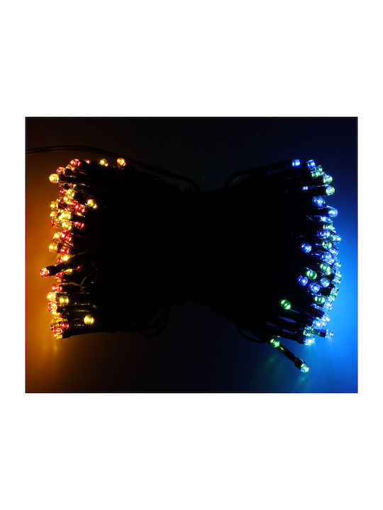200 Lights LED 20m. Multicolor Solar in String 1pcs
