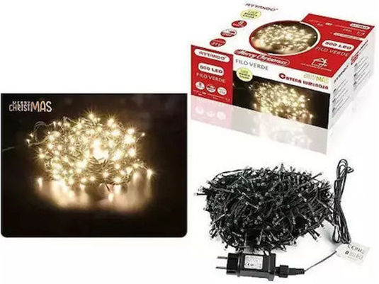 500 Lichterketten LED 28m. Warmes Weiß in Zeichenfolge 1Stück