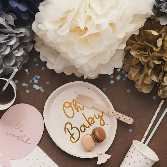 PartyDeco Plate for Party 6pcs