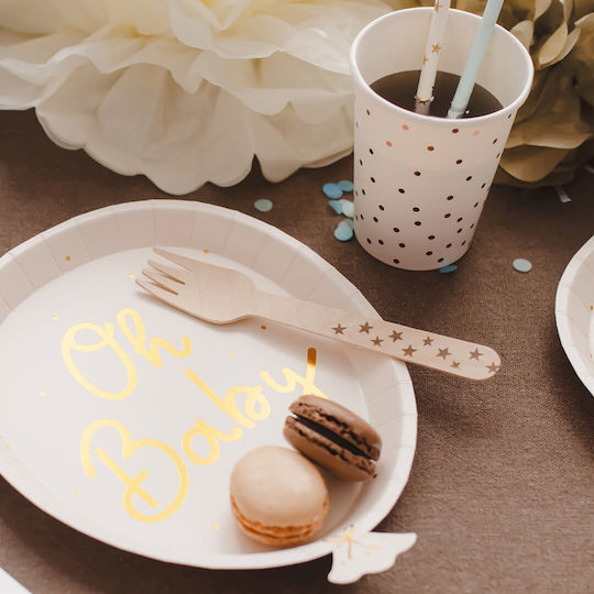 PartyDeco Plate for Party 6pcs